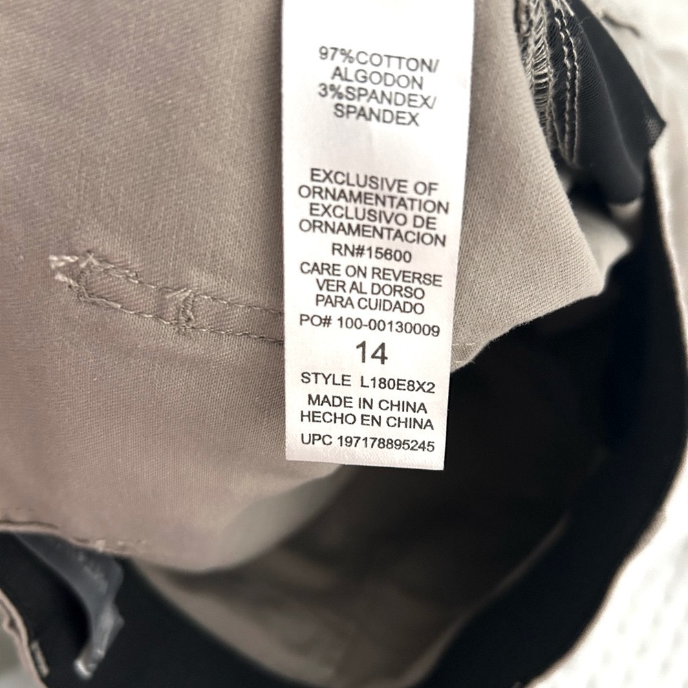 Wit & Wisdom‎ Ab Solution Skyrise High Waist  Exposed Button Wide-Leg Pants - Picture 7 of 7
